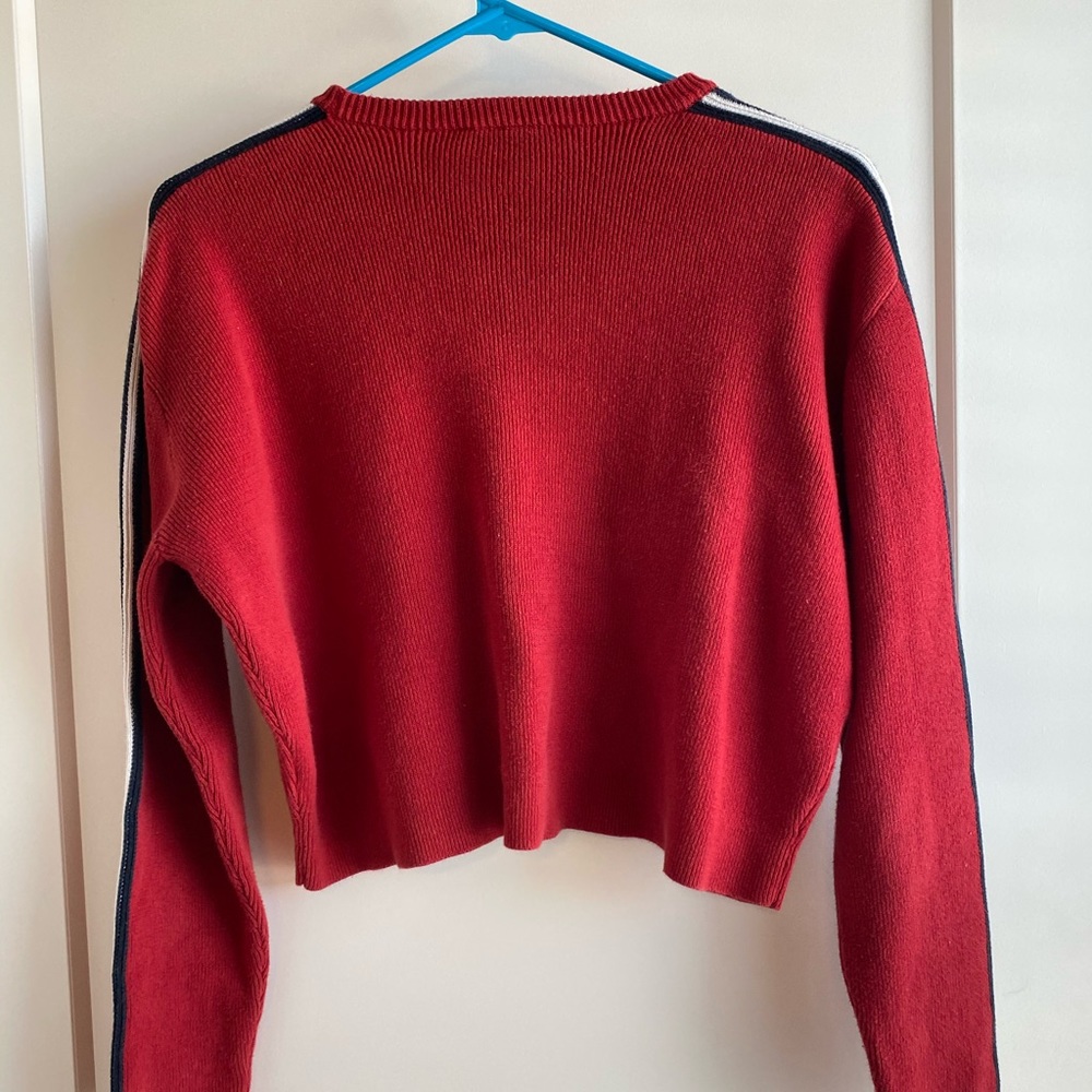 Brandy Melville Red Ribbed Top - Picture 5 of 6
